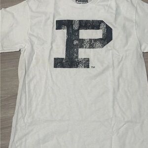 Men's Medium White Purdue White T-Shirt